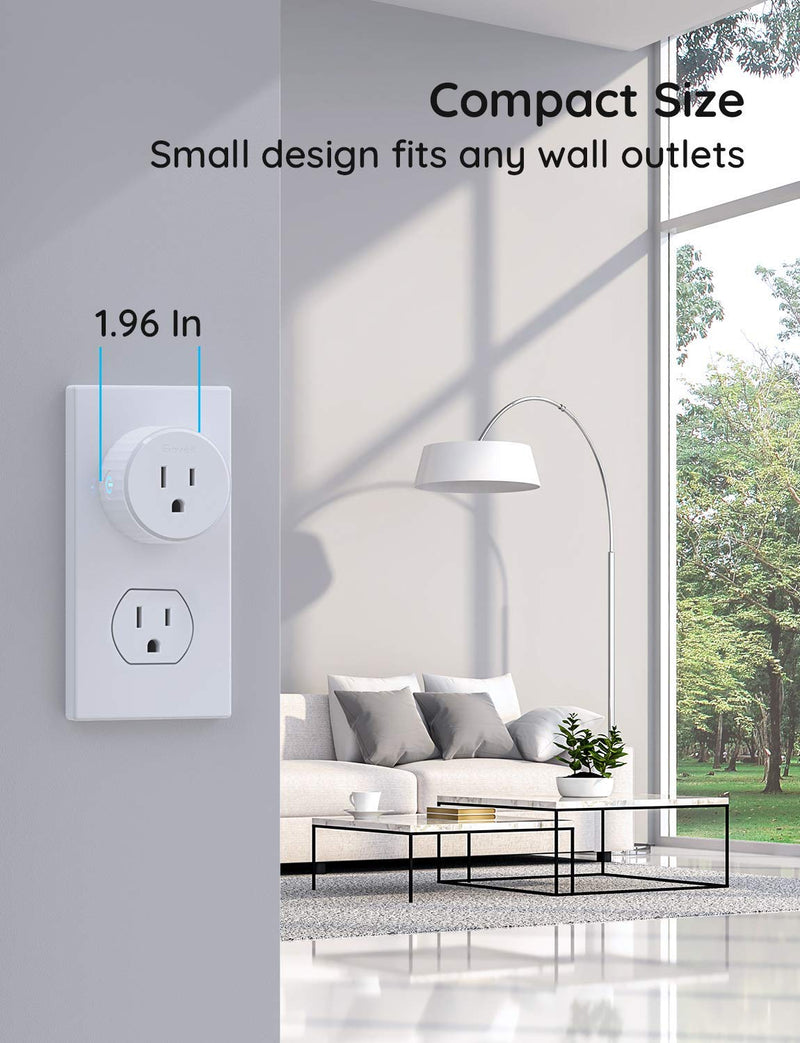 [Australia - AusPower] - Govee Smart Plug, WiFi Outlet Compatible with Alexa and Google Assistant, Mini Smart Home Plugs with Timer Fuction & Group Controller, No Hub Required, ETL & FCC Certified, 2.4G WiFi Only (1 Pack) 1 