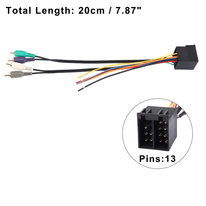 [Australia - AusPower] - X AUTOHAUX 70-1786 Car Stereo CD Player Wiring Harness Wire Radio Adapter Install Plug for Mercedes All Models 1993-2004 