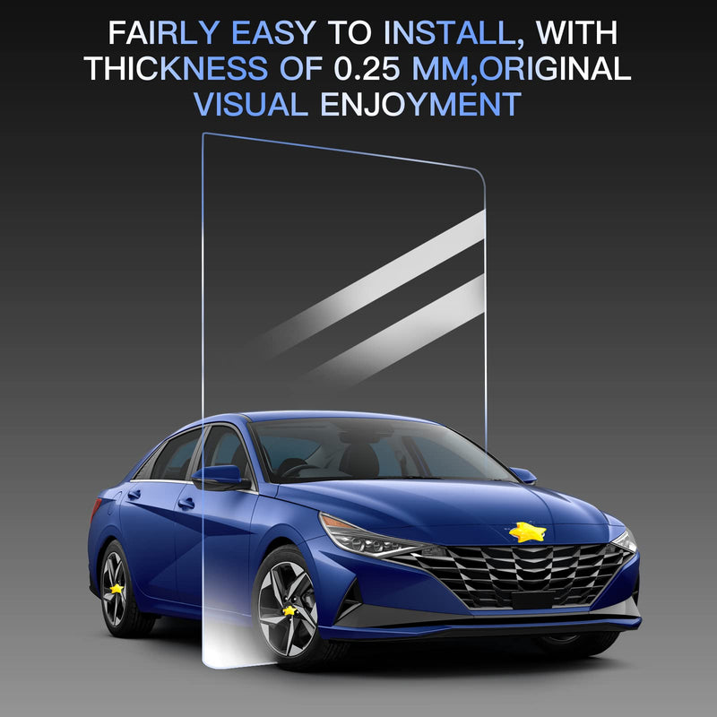 [Australia - AusPower] - Glass Screen Protector for 2021+ Hynudai Elantra Interior Accessories Infotainment Display Screen Protector Foils Tempered Glass 9H Anti-Scratch Navigation Center Control Touchscreen Protective Film (8-inch Navi) 8-inch Navi 