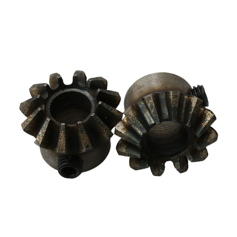 [Australia - AusPower] - CNBTR 45# Steel 1.5 Module 12 Teeth 8mm Hole Dia Tapered Bevel Gear Wheel for Mechanical Accessories Pack of 2 