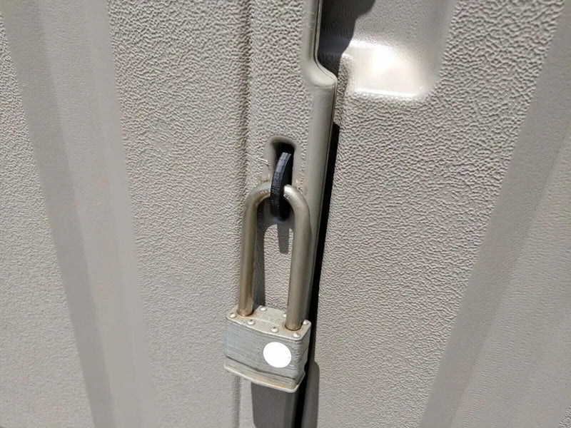 [Australia - AusPower] - KDFUHRUI Outdoor Resin Shed Hasp Latch Replacement, for Rubbermaid Resin Shed Latch (1 pcs) 1 Piece 