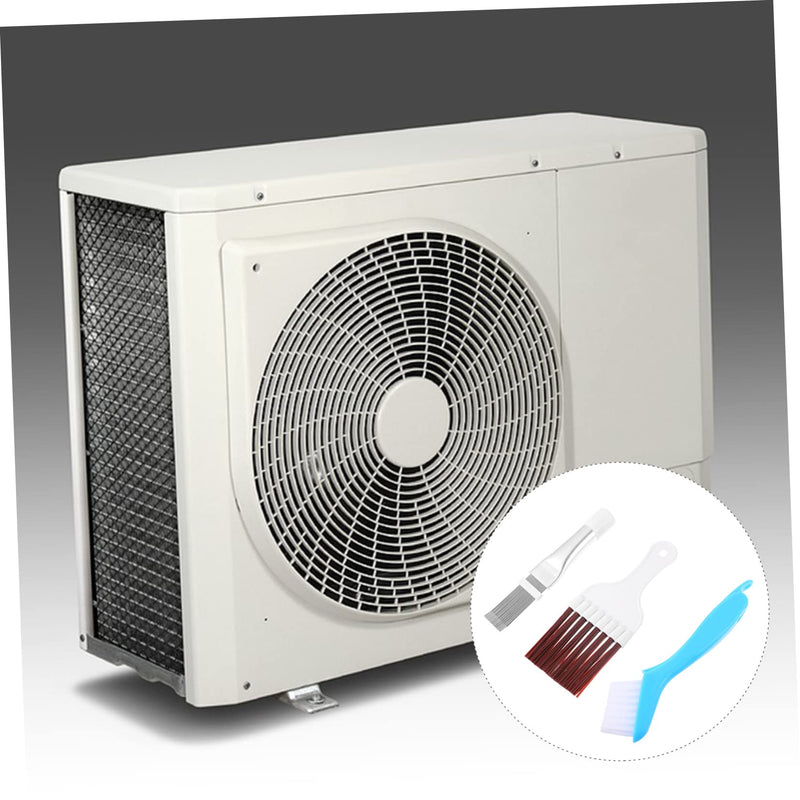 [Australia - AusPower] - HOMSFOU 1 Set Air Conditioner Cleaning Brush Kitchen Cleaning Brush Cooling fin Comb Cleaner Brush a/c Condenser air Conditioning Condenser Air Conditioner Cleaning Tool Clean Brush fins 