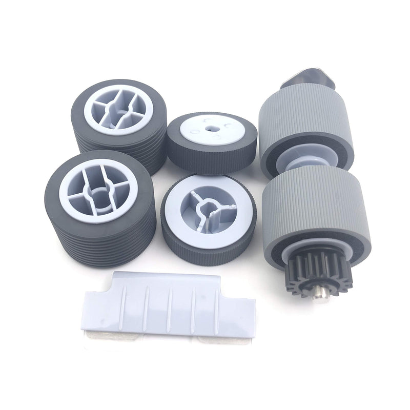 [Australia - AusPower] - OKLILI PA03450-K011 PA03450-K012 PA03450-K013 PA03450-K014 Pick Roller Set Separator Roller Set Brake Roller Separation Pad Compatible with Fujitsu fi-5900C fi-5950 fi-5900 Scanner 