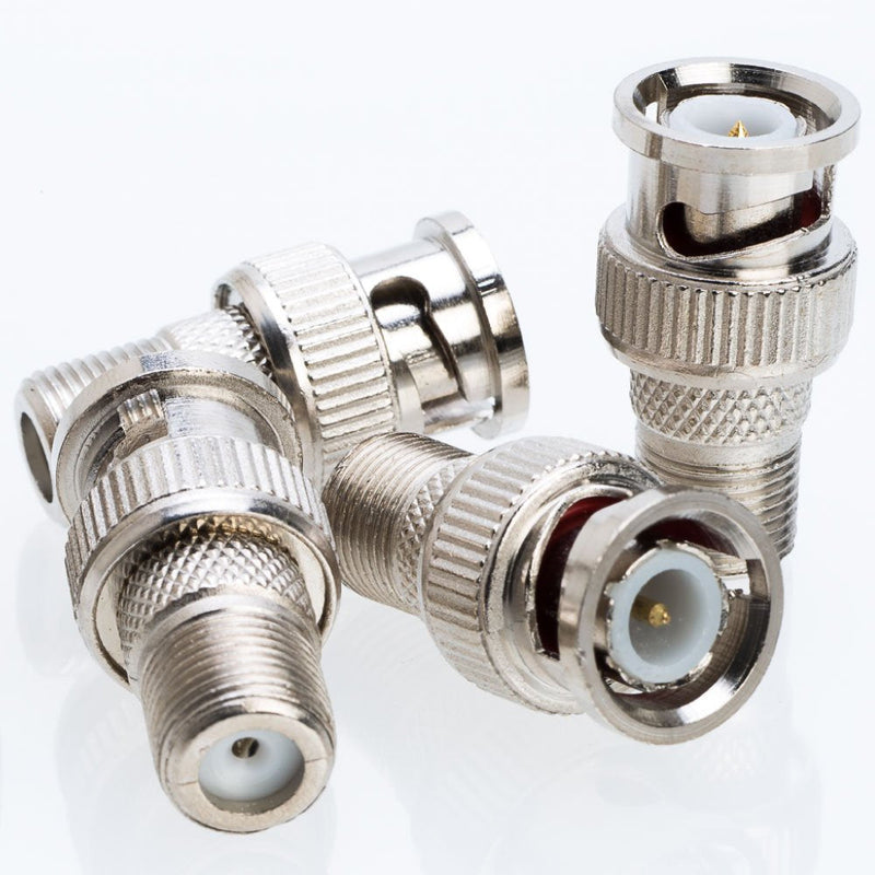 [Australia - AusPower] - BNC Male Plug to F Female Jack Adapter Coax Connector (10/20/30/50/100 Pack) (30) 30 