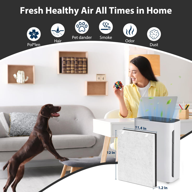 [Australia - AusPower] - 1Pack Vital 100 Replacement Filter Compatible for LEVOIT Air Purifier Replacement Filter, 3-in-1 Pre, H13 HEPA,High-Efficiency Activated Carbon, Vital 100 Air Filter,Part # Vital 100-RF Vital 100-RF 1Pack 