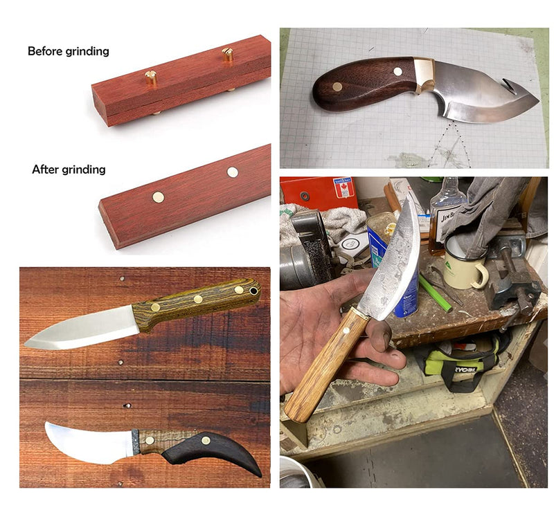 [Australia - AusPower] - NC HAISDA Brass Corby Bolts Fasteners, EDC KnifeMakers Pivot Pin Rivets,DIY Knife Handle Studs Screws,Pack of 10 (5mm) 5mm 