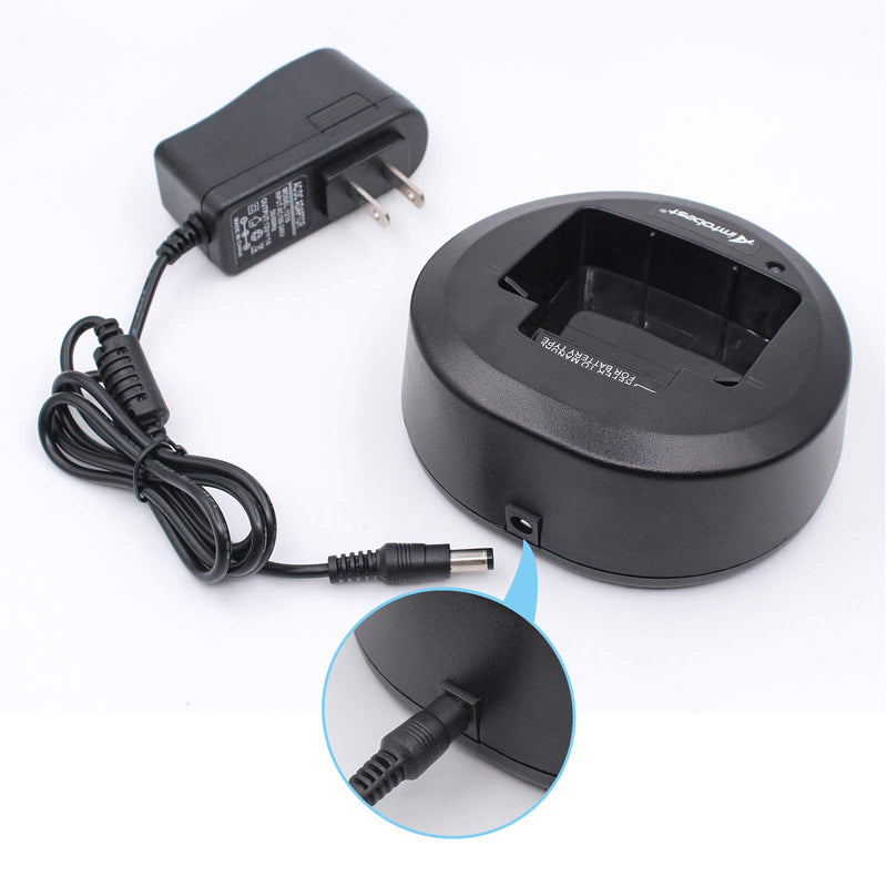 [Australia - AusPower] - CD-58 Charger Compatible for Yaesu Vertex Radio VX-231 VX-261 VX-351 VX-354 VX-451 VX-454 VX-459 EVX-261 EVX-531 EVX-534 EVX-539 FNB-V130LI FNB-V131LI FNB-V132LI FNB-V133LI FNB-V134LI 