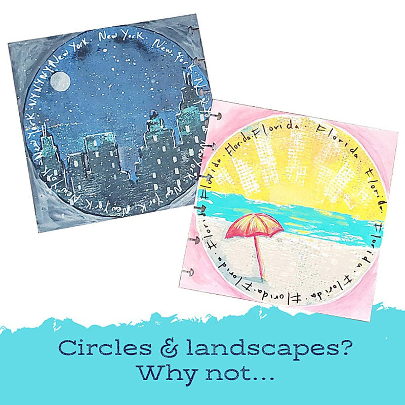 [Australia - AusPower] - Gel Press Gel Printing Plate 6" Circle 10806-6 6" Round 