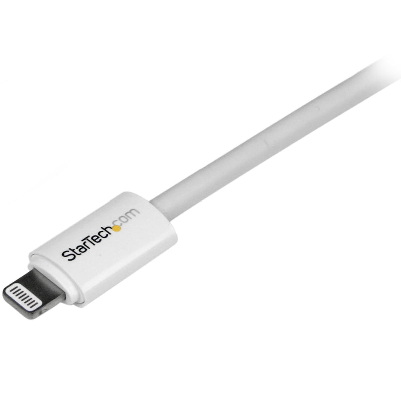 [Australia - AusPower] - StarTech.com 3m (10ft) Long White Apple 8-pin Lightning Connector to USB Cable for iPhone / iPod / iPad - Charge and Sync Cable (USBLT3MW) 10ft 