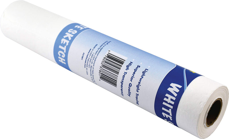 [Australia - AusPower] - Helix Tracing & Sketching Paper Roll, White, High Transparency, 12 Inches x 50 Yards (37801) 