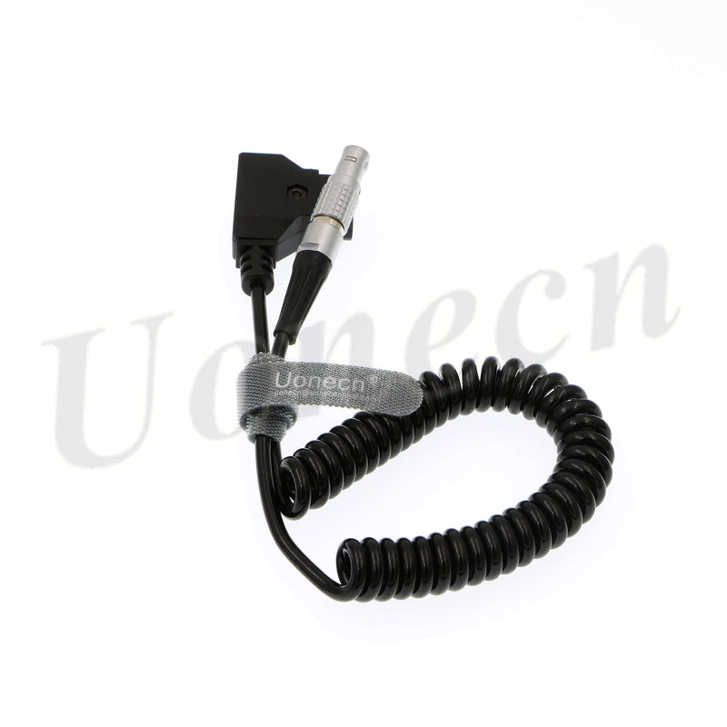 [Australia - AusPower] - Uonecn for Anton Bauer Teradek Bond Power Cable Dtap to 0B 2 Pin Plug Spring Cable Spring cable straight 2 pin male to Dtap 