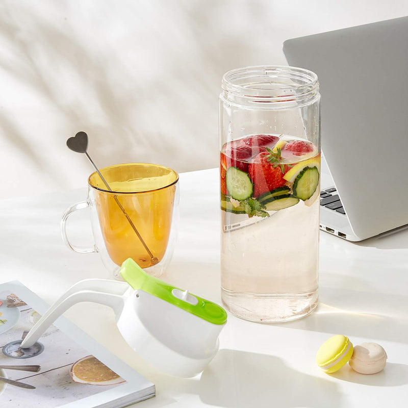 [Australia - AusPower] - Karafu 50 Oz Airtight Glass Pitcher with Lid and Locking Spout, Heat Resistance Glass Carafe for Water, Coffee, Tea, Other Beverages 50Oz 