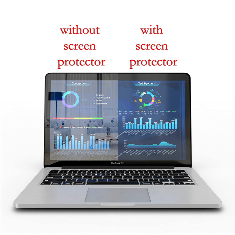 [Australia - AusPower] - Anti Blue Light Screen Protector (2 Pack) Compatible with MacBook Pro 13 (Released in 2016-2021). Filter Out Blue Light and Relieve Computer Eye Strain to Help You Sleep Better 