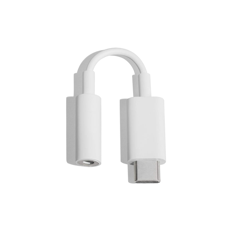 [Australia - AusPower] - Google USB Type C to 3.5mm Headphone Adapter Pixel, XL, Pixel 2, XL, Pixel 3, Pixel 3XL, Other USB Type-C Phones - White 