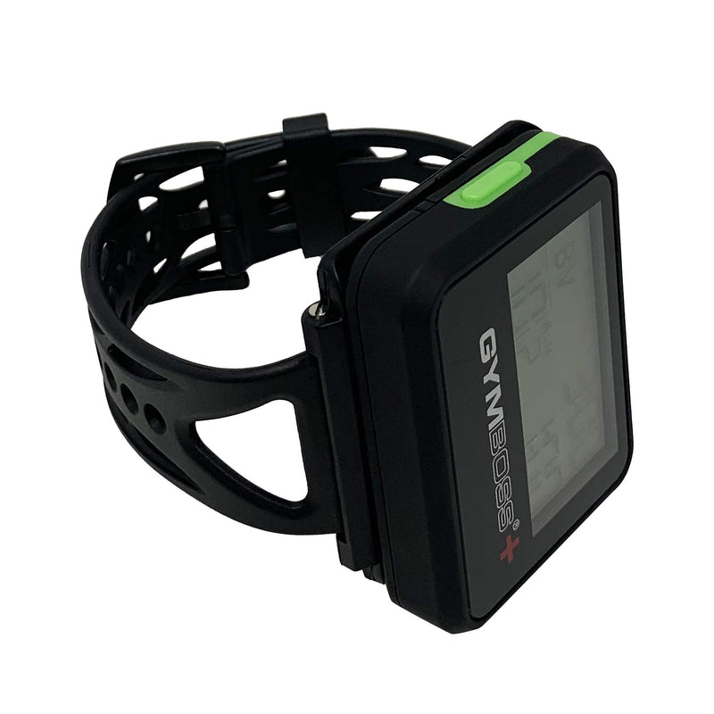 [Australia - AusPower] - Gymboss Plus Interval Timer and Stopwatch Watchstrap - Bundle Black / Green 