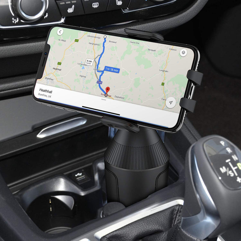 [Australia - AusPower] - Cup Phone Holder for Car, WixGear Car Cup Holder Phone Mount Adjustable Automobile Cup Holder Smart Phone Cradle Car Mount 