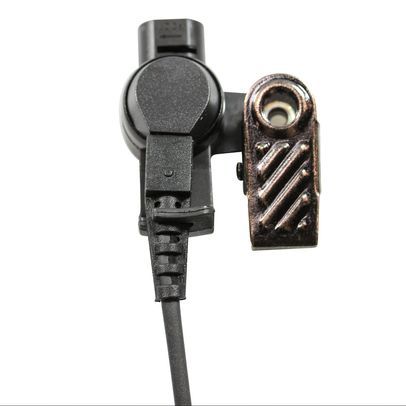 [Australia - AusPower] - Maximalpower Covert Earbud Mic with Clear Coil Cord with PTT for ICOM 2-Way Radios 