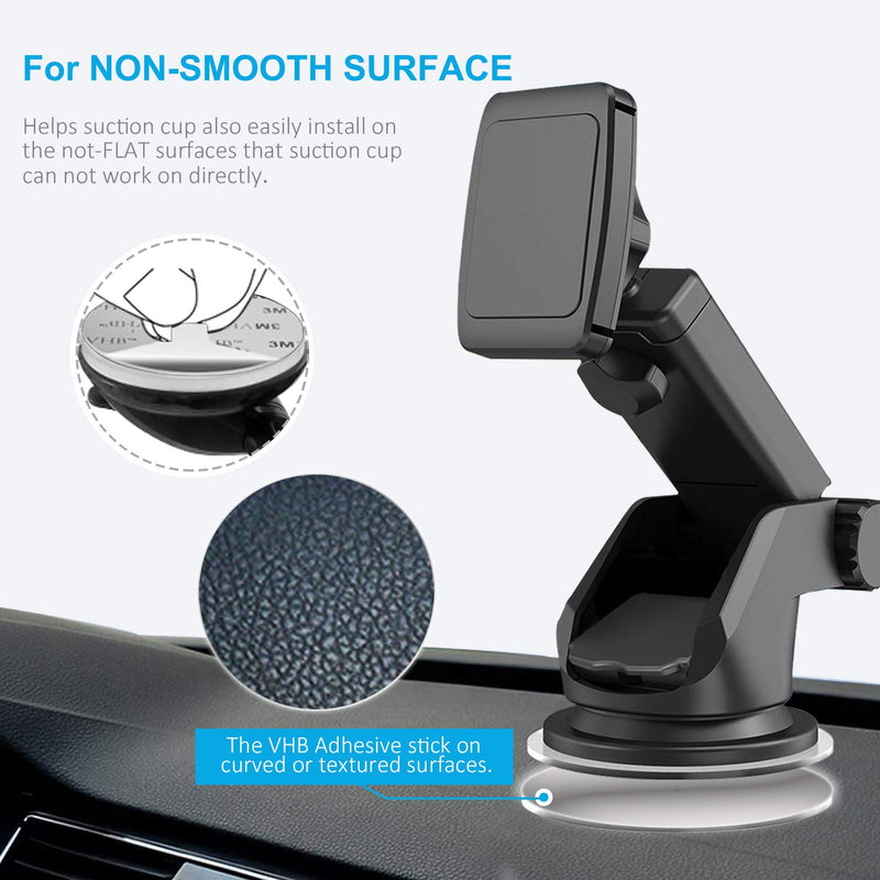 [Australia - AusPower] - Very High Bond Sticky Adhesive for Dashboard Pad Mounting Disk, AZXYI 6pcs Car Sticky Adhesive Replacement, Double Sided Stickers Adhesive for Suction Cup Dashboard Disc, GPS, Windshield, Dash Cam 