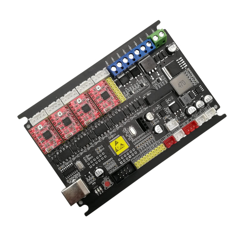[Australia - AusPower] - Doesbot GRBL 1.1 A4988 4 Axis Stepper Motor Control Board with Isolation USB Driver Board for CNC Laser Engraverd support 1-10V VFD and 48V 500W DC Spindle 