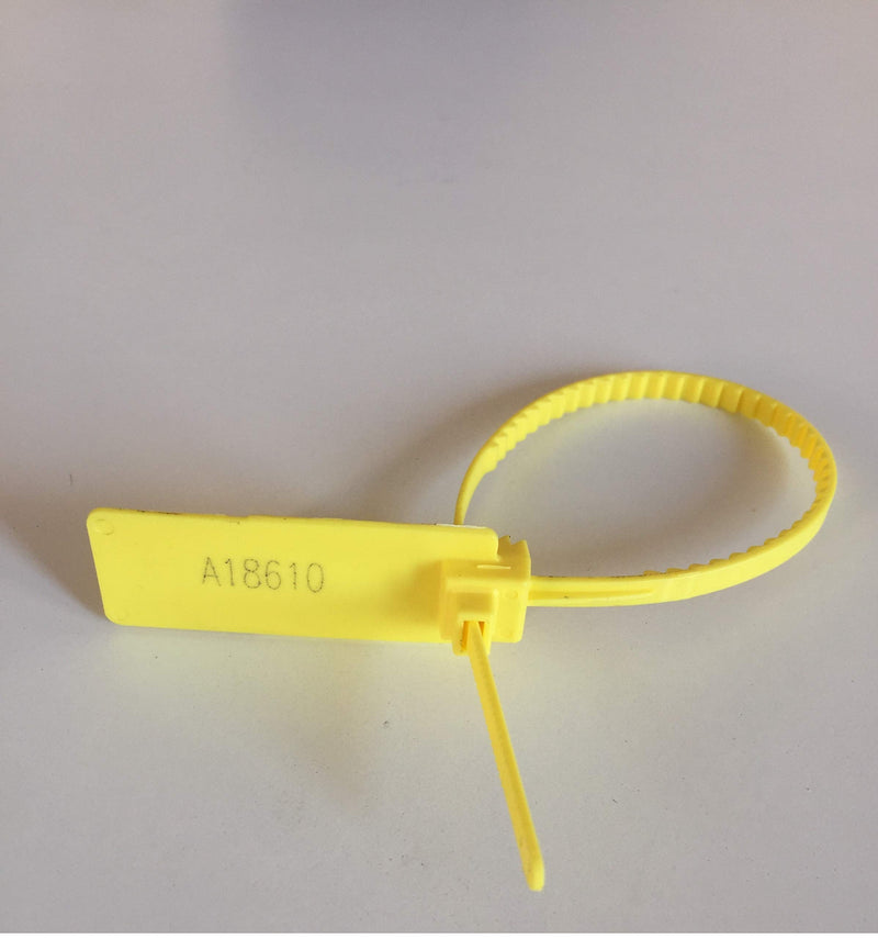 [Australia - AusPower] - 100 Security Seals - Pull UP Type. Printed with Serial numbering. Application Fields: Logistics, Lagguage, Transport, Doors etc. etc. Operational Lenght 20 cm. 