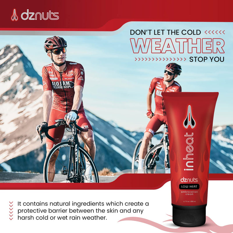 [Australia - AusPower] - dznuts InHeat Embrocation Cream, Cold Weather Chamois Cream, Low Heat, 6.7 fl. Oz, 200ml 