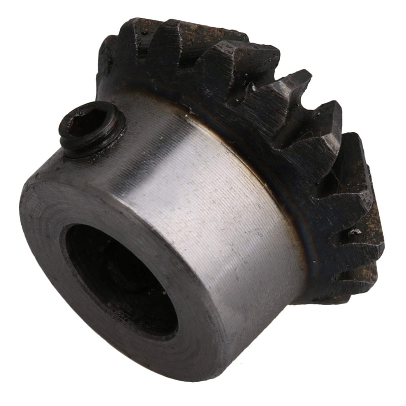 [Australia - AusPower] - CNBTR 45# Steel 16 Teeth 1.5 Module Silver Black Bevel Gear Wheel 10mm Hole Dia 