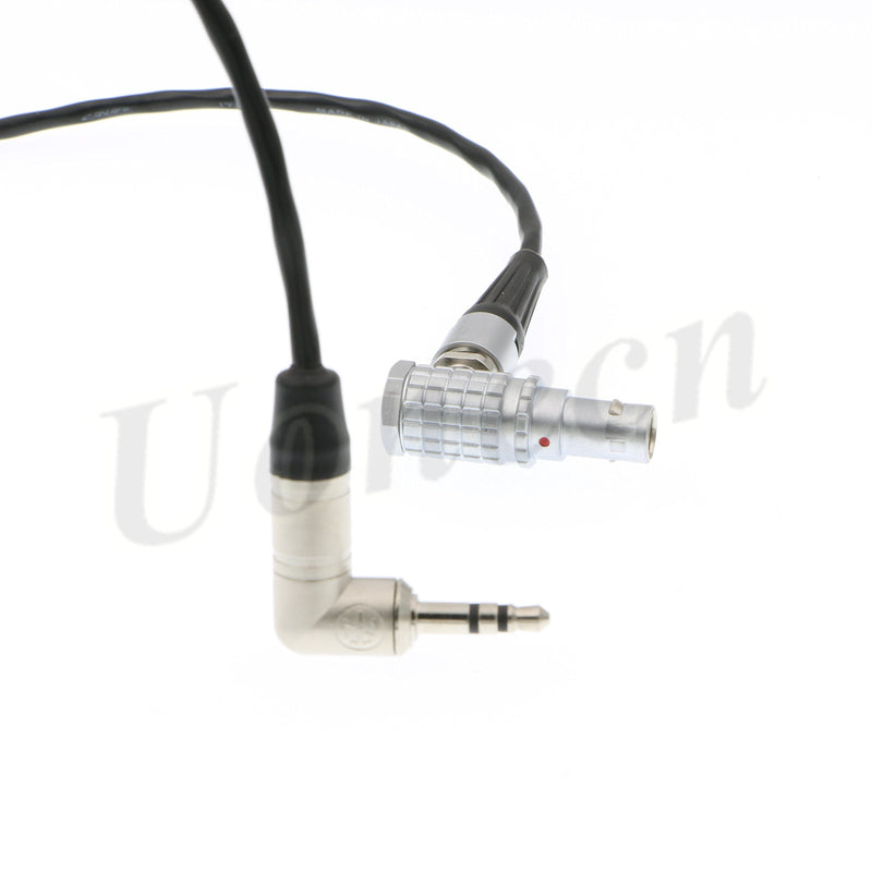 [Australia - AusPower] - Uonecn Sound Device Time Code Cable Right Angle 3.5mm to 0B 5 pin Male Tentacle Sync Adapter Cable 