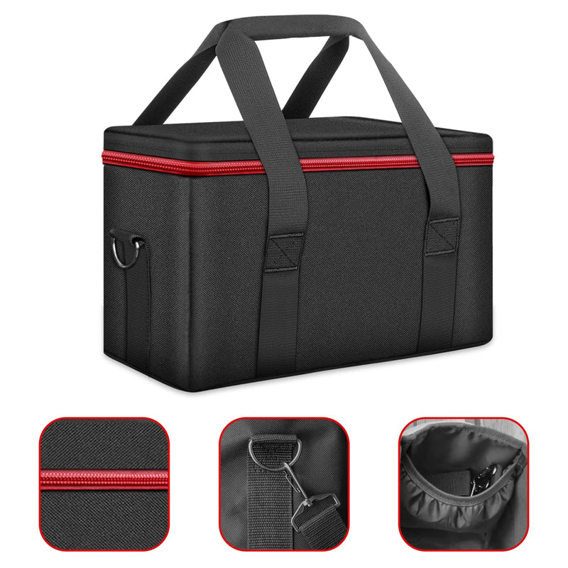 [Australia - AusPower] - Carrying Case Bag for Outdoor Camping Travel, Compatible with Apowking HP500 Portable Power Station, Storage Case with Inner Pocket for Charging Cable and Accessories(HP500 NOT INCLUDED) 
