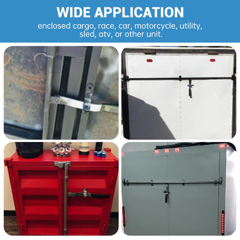 [Australia - AusPower] - Fuoequl Trailer hasp for Enclosed Trailer Door Latch Cargo Trailer Door Hasp Latch Cargo Trailer 
