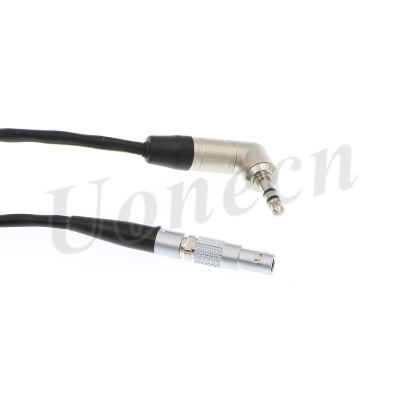 [Australia - AusPower] - Uonecn Red Epic time Code line 00B 4 pin Male to Easync Synchronize Right Angle 3.5mm Audio Head 