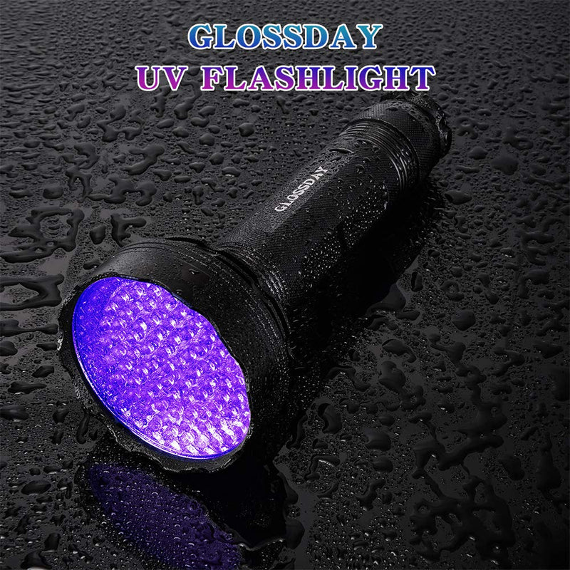 [Australia - AusPower] - UV Black Light Flashlight,100 LED UV Flashlights, Super Bright Ultraviolet Flashlight Professional Blacklight Pet Urine Detector for Dog/Cat,Hunting Scorpions 100LED 