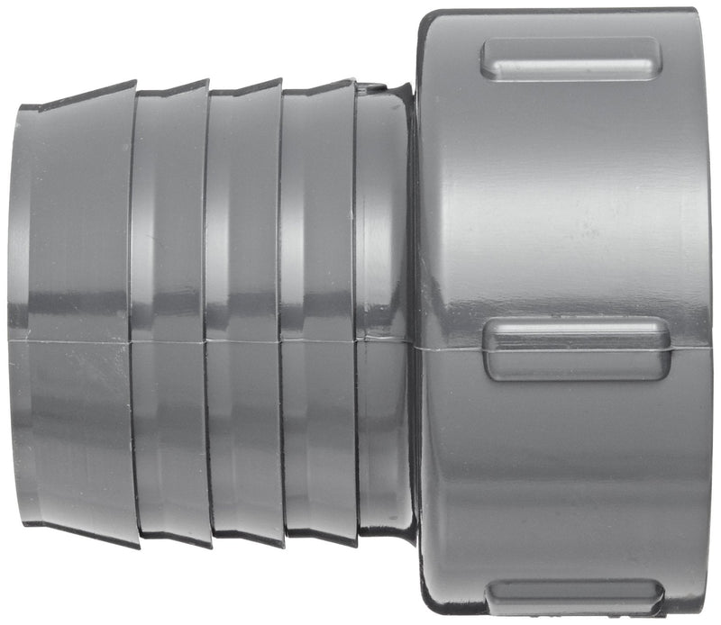 [Australia - AusPower] - Spears 1435 Series PVC Tube Fitting, Adapter, Schedule 40, Gray, 3/4" Barbed x NPT Female 