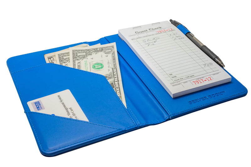 [Australia - AusPower] - SERVER BOOK Brand Server Organizer/Server Wallet for Waiters and Waitresses (Blue) 