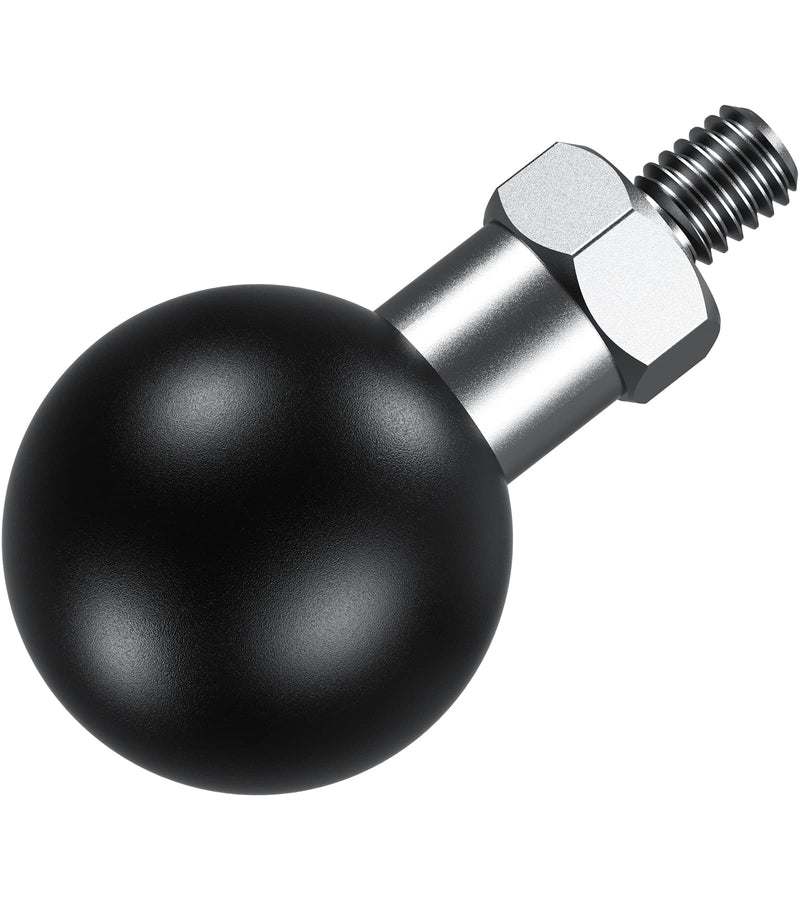 [Australia - AusPower] - BRCOVAN 1'' Ball Adapter with M8 x 1.25 Threaded Post Compatible with RAM Mounts B Size 1 Inch Ball Double Socket Arm 