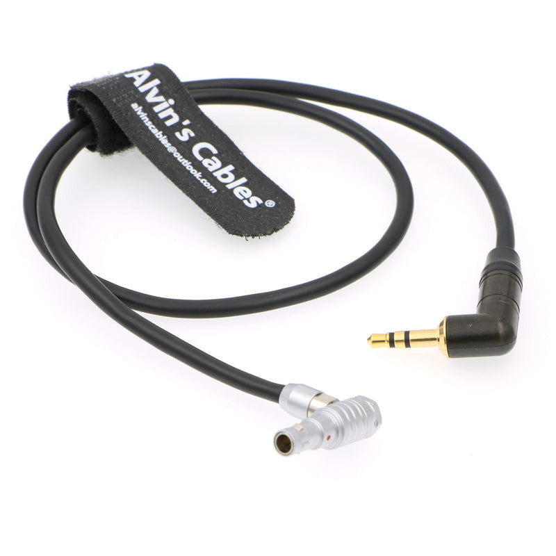 [Australia - AusPower] - Audio Cable for ARRI Alexa Mini Camera Right Angle 5 Pin Male to 3.5mm Right Angle TRS 20 Inches 50cm 