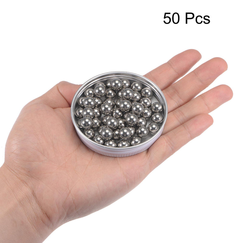 [Australia - AusPower] - uxcell 50pcs 9.5mm 201 Stainless Steel Bearing Balls G200 Precision 50 