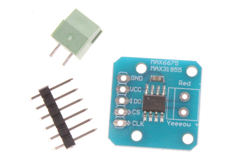 [Australia - AusPower] - NOYITO MAX6675 Thermocouple Module Temperature Sensor K-Type Thermocouple Module Detection Temperature Range 0℃ to 1023.75℃ 