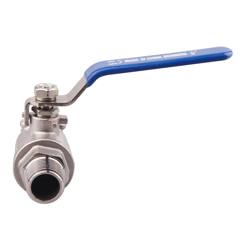 [Australia - AusPower] - DERNORD Full Port Ball Valve 1/2 Inch - Male x Female Stainless Steel 304 Heavy Duty for Water, Oil, and Gas,1000WOG (1/2 Inch NPT) 1/2 Inch NPT 