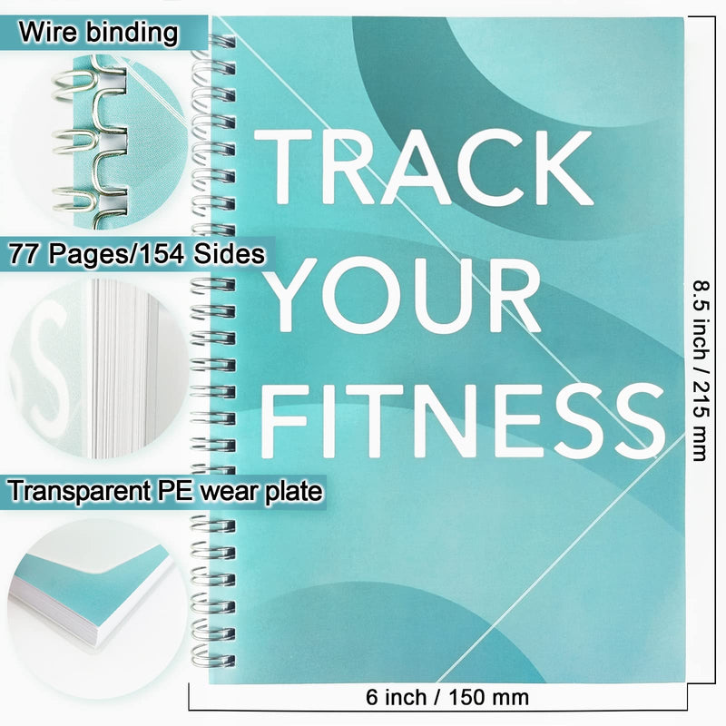 [Australia - AusPower] - Fitness Journal Gym IOXQP,154 Pages Gym Workout Log for Women & Men Fitness Journal,Fitness and nutrition planner to track weight loss, Muscle gain, Bodybuilding progress-Track your daily health,BLUE 