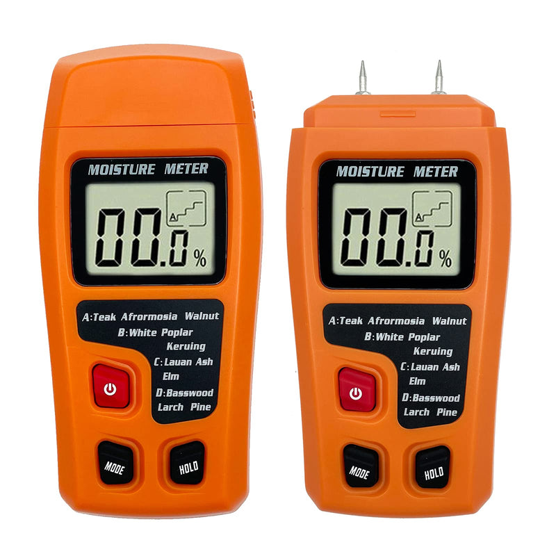 [Australia - AusPower] - Digital Wood Moisture Meter Wood Humidity Tester Hygrometer Timber Damp Detector Large LCD Display 