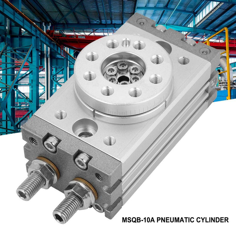 [Australia - AusPower] - 180 Degree Rotary Pneumatic air Cylinder, M5 Air Cylinder, 0.1-1.0MPa, 15 mm Diameter, Angle Adjustment Range 0-180 °, anticorrosive, Built-in Magnetic Ring 