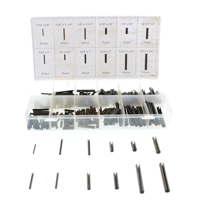 [Australia - AusPower] - ABN Roll Pin Assortment 245-Piece Set – Pinning Kit, Pins for Small Machine Projects 