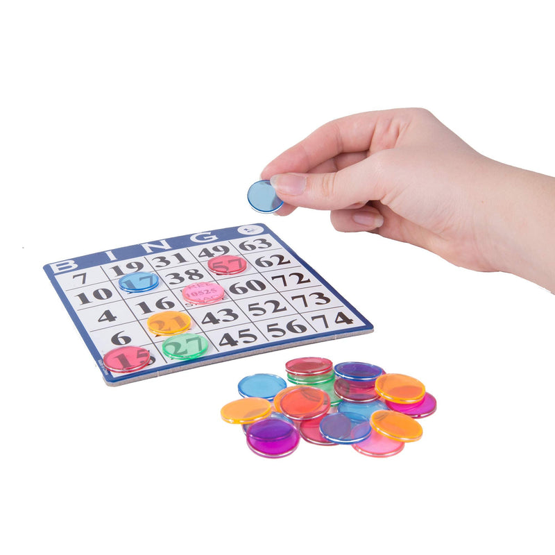[Australia - AusPower] - Plastic Magnetic Bingo Chips - Metal Edge - 300pcs - 3/4" - Available in 7 Colors in A Reusable Storage Bag 