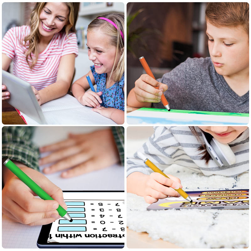 [Australia - AusPower] - Granarbol Kids Stylus Pens for Touch Screens,Capacitive Stylus Kids Pens for iPad iPhone Tablets Samsung Galaxy All Universal Touch Screen Devices(4 Pack) 
