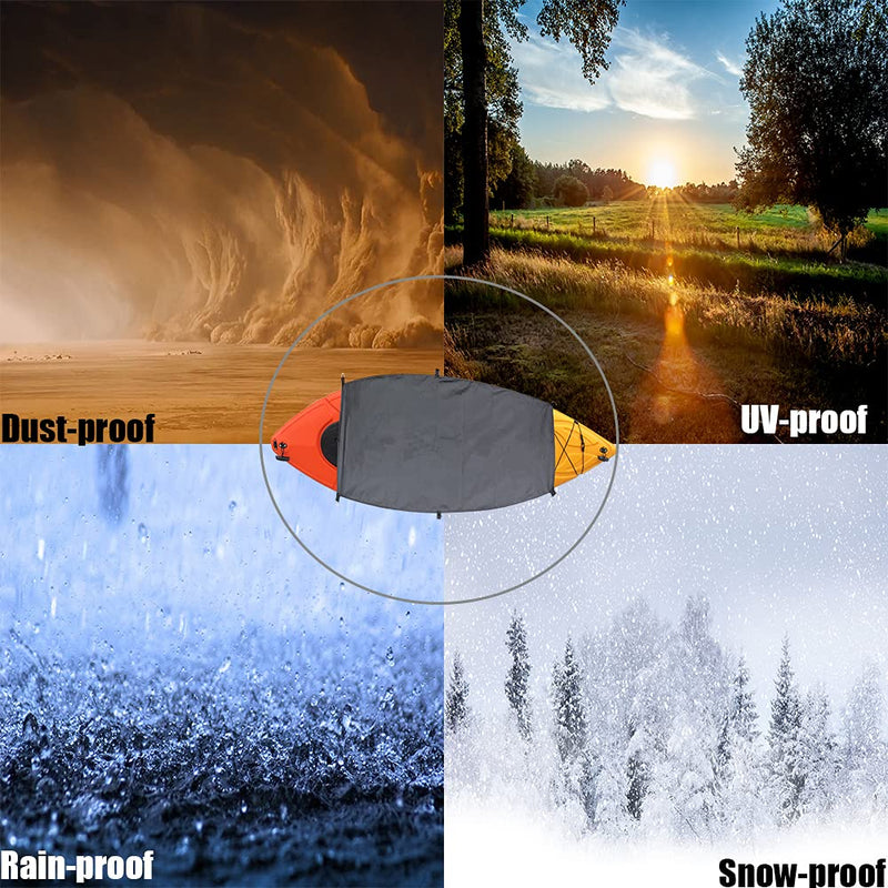 [Australia - AusPower] - UCEDER 420D Waterproof Oxford Cloth Seal Cockpit Cover, Kayak Cockpit Drape Cover with PVC Coating Maximum Protection for Your Ocean Cockpit Regular(44x28 inch) 1 Pack 