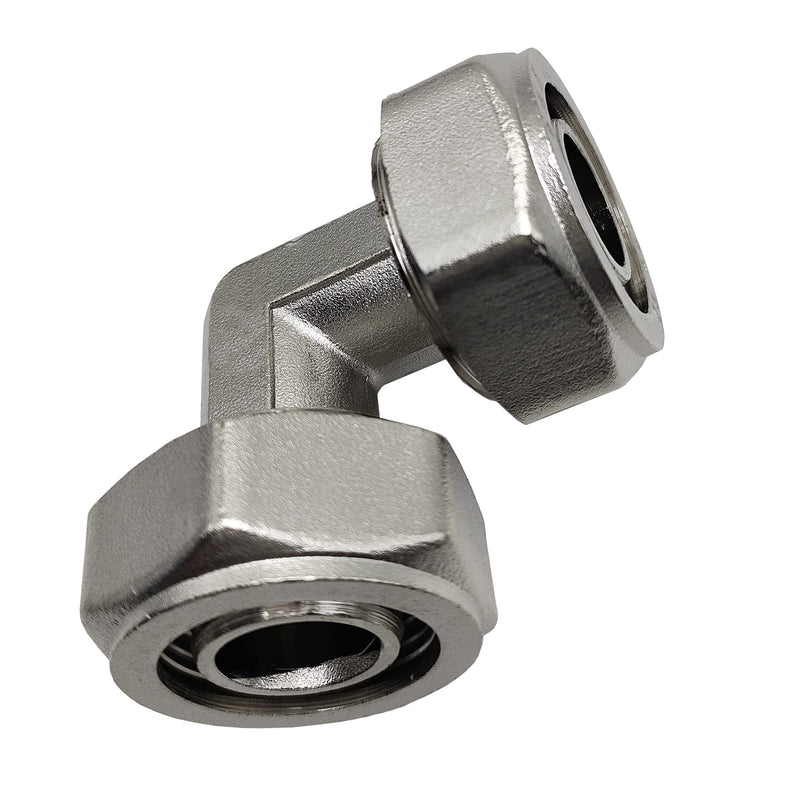 [Australia - AusPower] - 3/4 Inch Elbow Fitting Compression Elbow Fittings for 3/4 Inch Tubing System (2 pcs) 2 