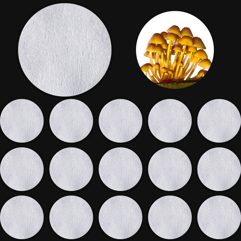 [Australia - AusPower] - Synthetic Filter Discs 90 mm, Wide Mouth Size, for a Buchner Funnel, Mushroom Cultivation, High Temperature and High Pressure Resistance (16 Pieces) 16 