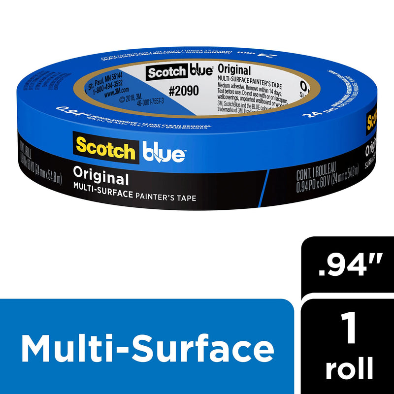 [Australia - AusPower] - ScotchBlue Painter's Tape, Multi-Use, .94-Inch by 60-Yard, 1 Roll 