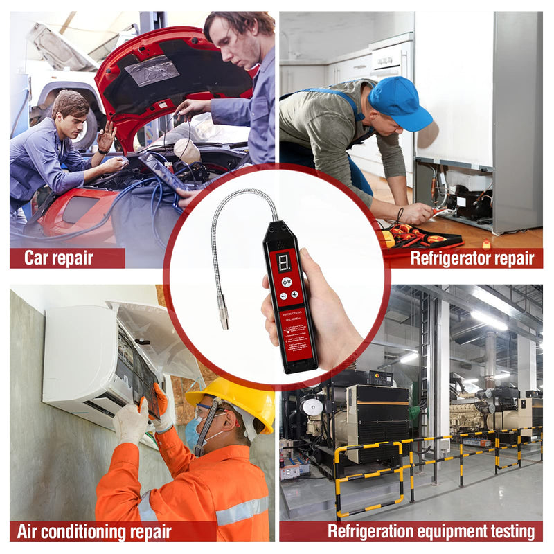 [Australia - AusPower] - Refrigerant Leak Detector HVAC, Aprvtio WJL-6000Pro Freon Leak Detector Freon Sniff Halogen Gas Leak Detector, Higher Sensitivity(up to 0.14oz/yr) R22 R410A R134A R1234YF CFCs HCFCs HFCs 