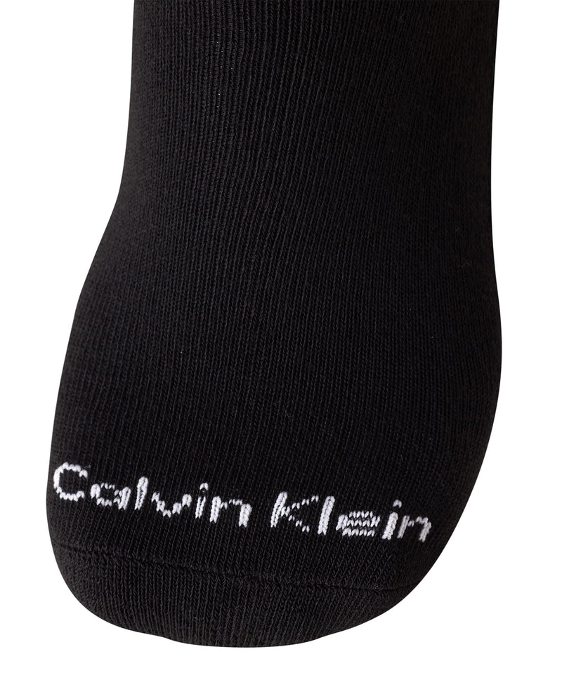 [Australia - AusPower] - Calvin Klein Men's Athletic Socks - Cushion Crew Socks (5 Pack) Black 6-12.5 